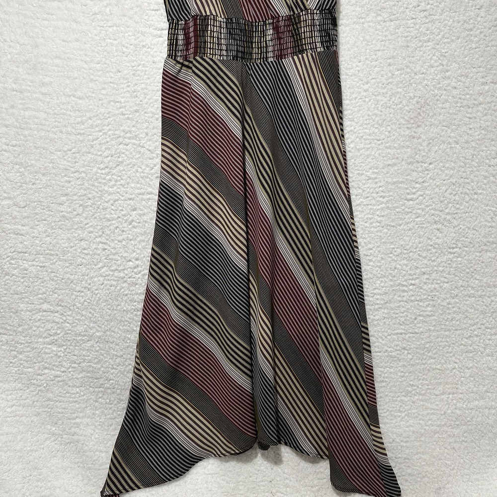 Peyton Jensen Women's Multicolor Stripe Sleeveless Maxi Dress Size S Made In USA - Picture 5 of 8